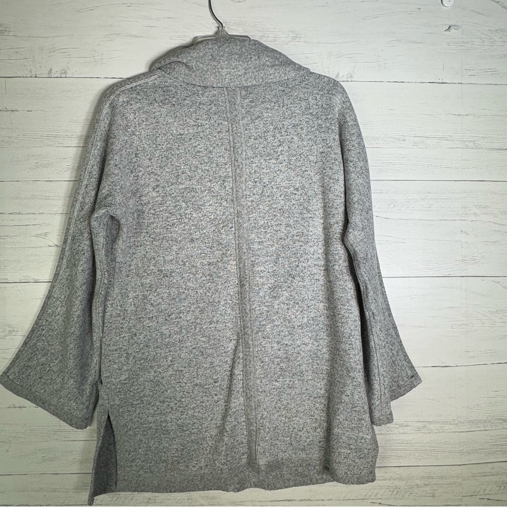 Soft Surroundings Gray Cowl Neck Tunic Sweater With Pockets Women’s Small - Picture 5 of 5